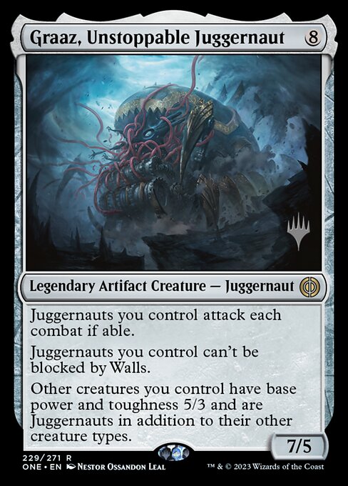 Magic the Gathering Card - Graaz, Unstoppable Juggernaut - MTG Circle