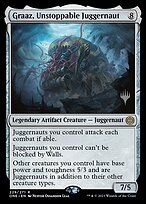 Magic the Gathering Card - Graaz, Unstoppable Juggernaut - MTG Circle