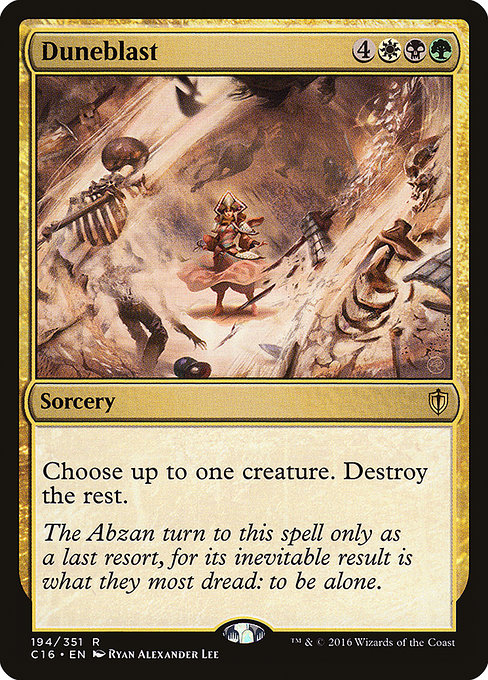 Magic the Gathering Card - Duneblast - MTG Circle