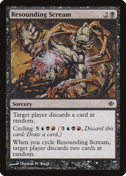 Magic the Gathering Card - Resounding Scream - MTG Circle