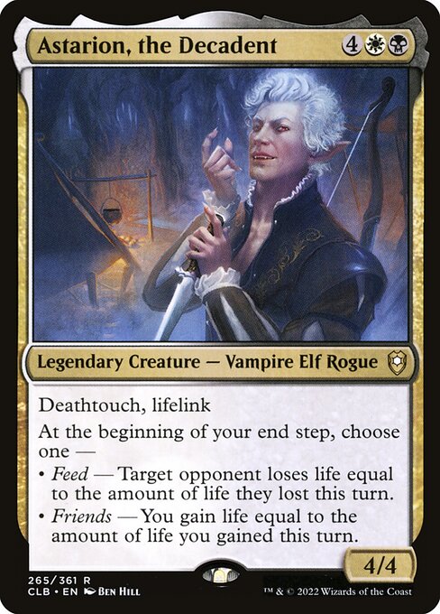 Magic the Gathering Card - Astarion, the Decadent - MTG Circle