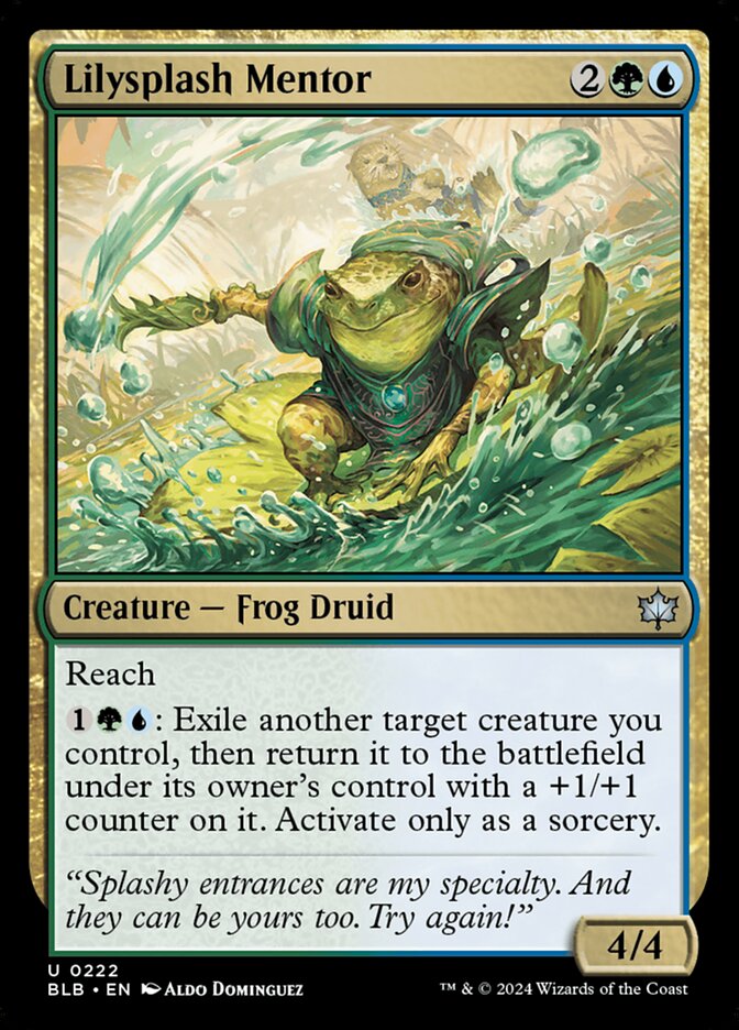 Magic the Gathering Card - Lilysplash Mentor - MTG Circle