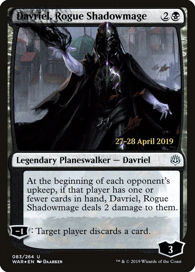 Magic the Gathering Card - Davriel, Rogue Shadowmage - MTG Circle