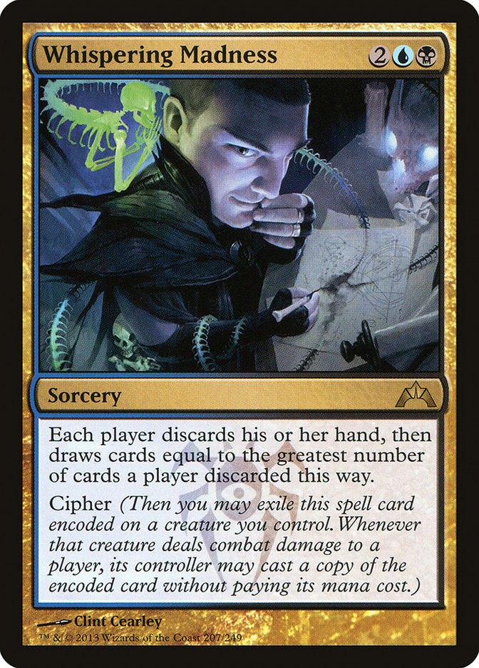 Magic the Gathering Card - Whispering Madness - MTG Circle