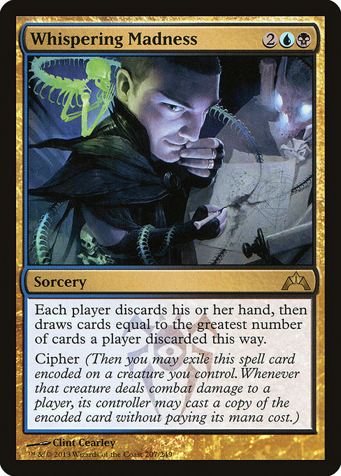 Magic the Gathering Card - Whispering Madness - MTG Circle