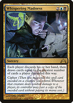 Magic the Gathering Card - Whispering Madness - MTG Circle