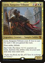 Magic the Gathering Card - Licia, Sanguine Tribune - MTG Circle