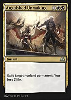 Magic the Gathering Card - Anguished Unmaking - MTG Circle