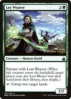 Magic the Gathering Card - Ley Weaver - MTG Circle