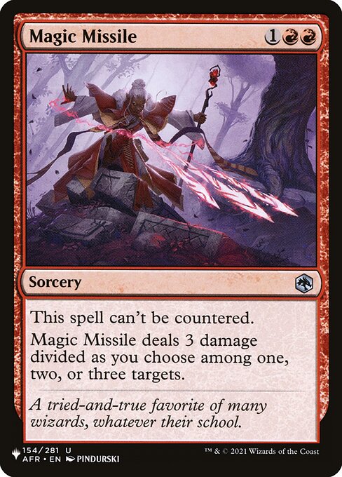 Magic the Gathering Card - Magic Missile - MTG Circle