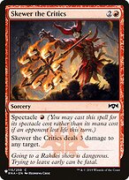 Magic the Gathering Card - Skewer the Critics - MTG Circle