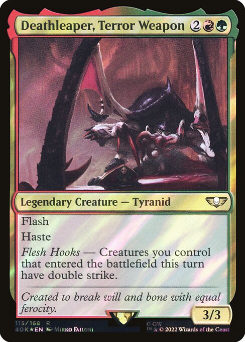 Magic the Gathering Card - Deathleaper, Terror Weapon - MTG Circle