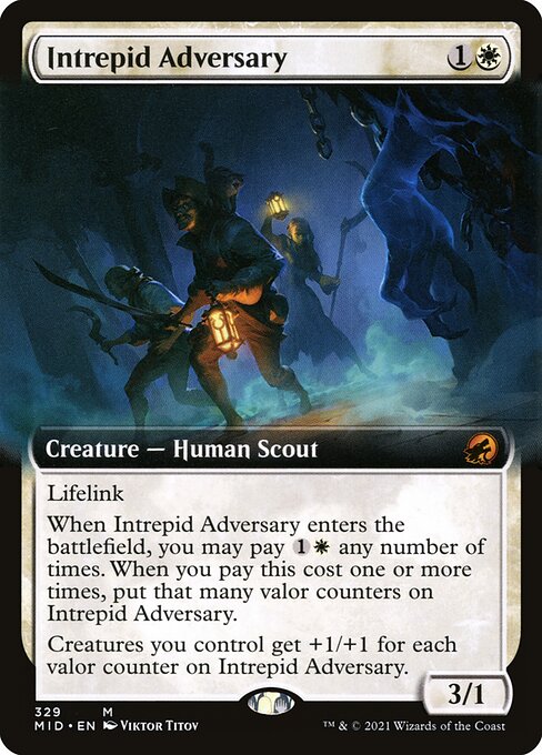 Magic the Gathering Card - Intrepid Adversary - MTG Circle