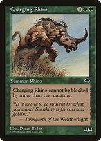 Magic the Gathering Card - Charging Rhino - MTG Circle