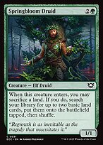 Magic the Gathering Card - Springbloom Druid - MTG Circle