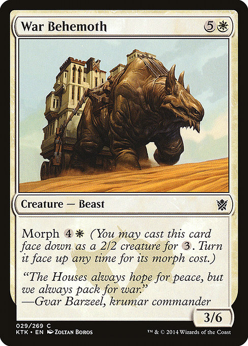 Magic the Gathering Card - War Behemoth - MTG Circle