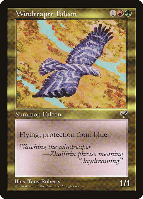 Magic the Gathering Card - Windreaper Falcon - MTG Circle