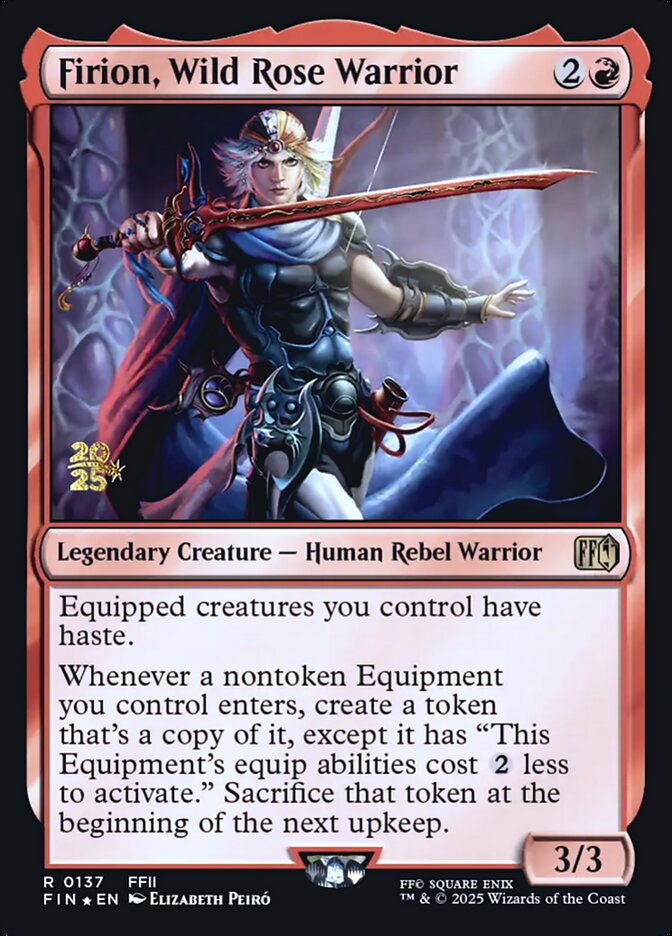 Magic the Gathering Card - Firion, Wild Rose Warrior - MTG Circle