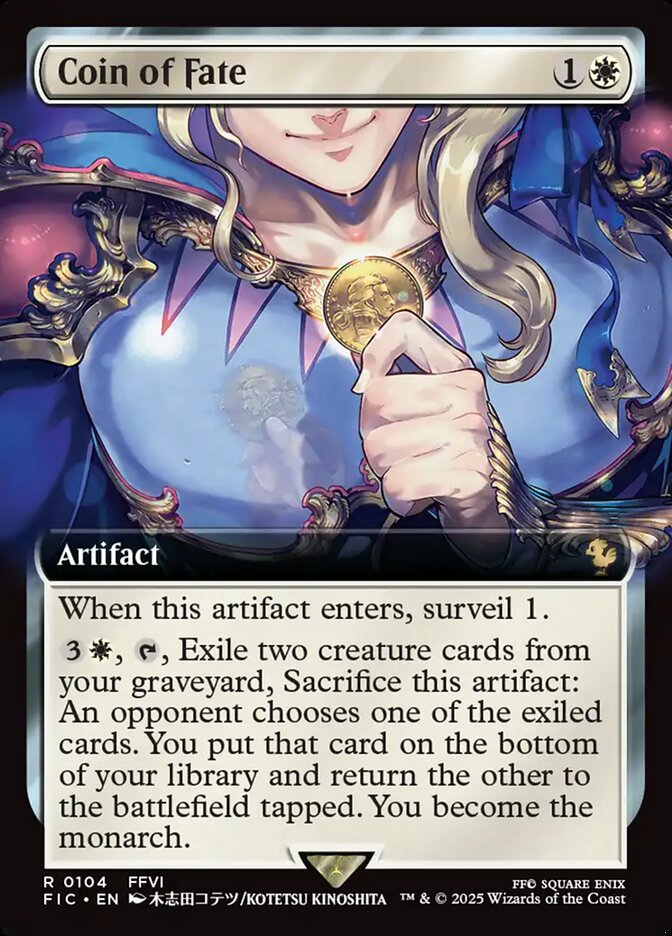 Magic the Gathering Card - Coin of Fate - MTG Circle