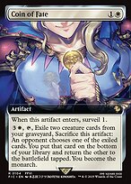 Magic the Gathering Card - Coin of Fate - MTG Circle