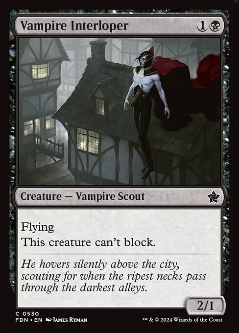Magic the Gathering Card - Vampire Interloper - MTG Circle