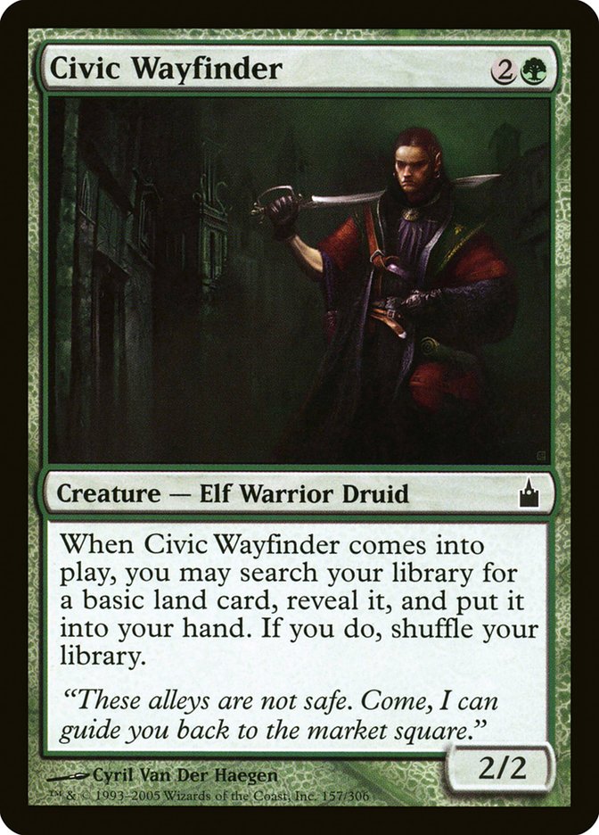 Magic the Gathering Card - Civic Wayfinder - MTG Circle