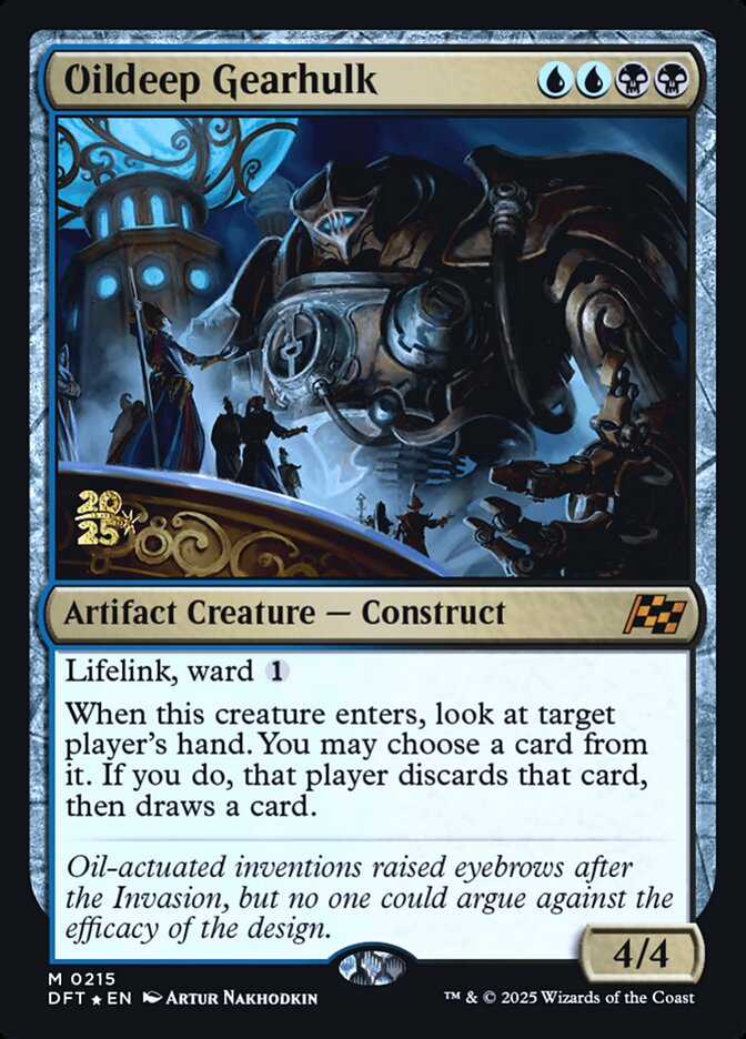 Magic the Gathering Card - Oildeep Gearhulk - MTG Circle