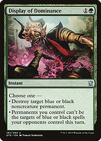 Magic the Gathering Card - Display of Dominance - MTG Circle