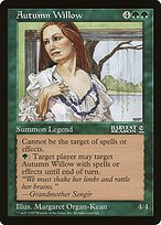 Magic the Gathering Card - Autumn Willow - MTG Circle