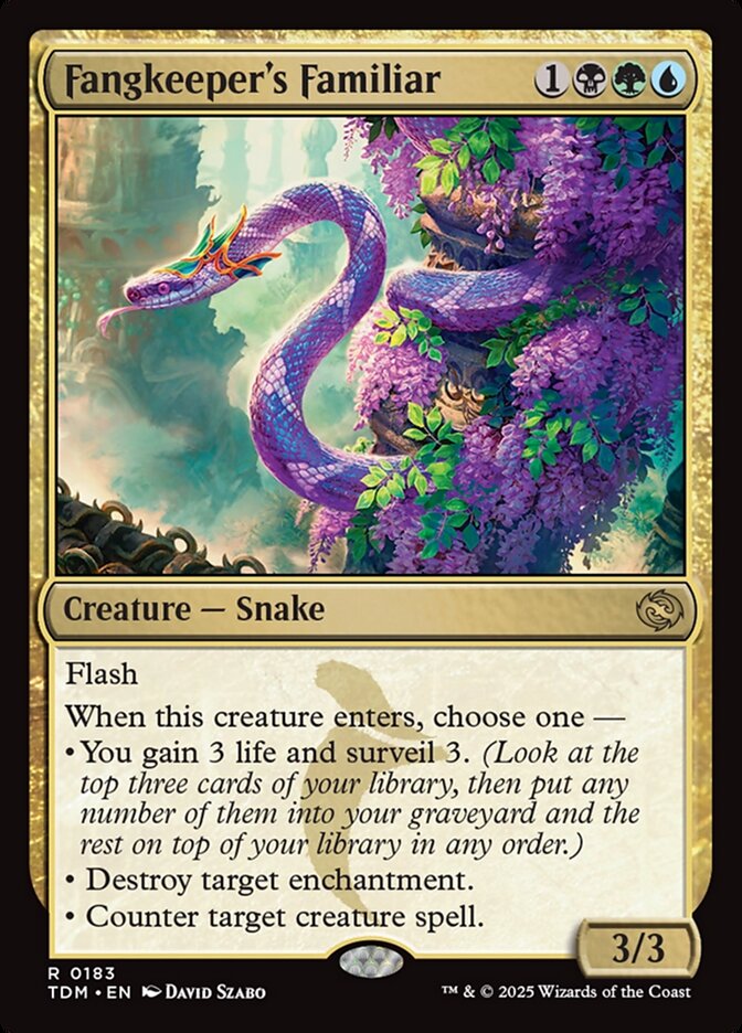 Magic the Gathering Card - Fangkeeper's Familiar - MTG Circle
