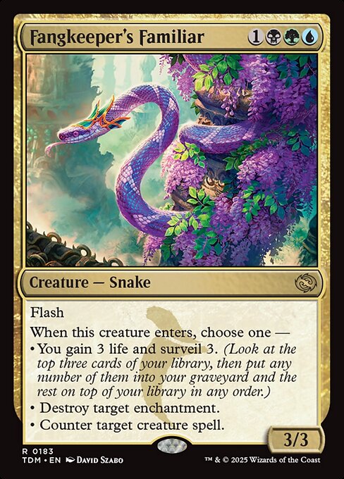 Magic the Gathering Card - Fangkeeper's Familiar - MTG Circle