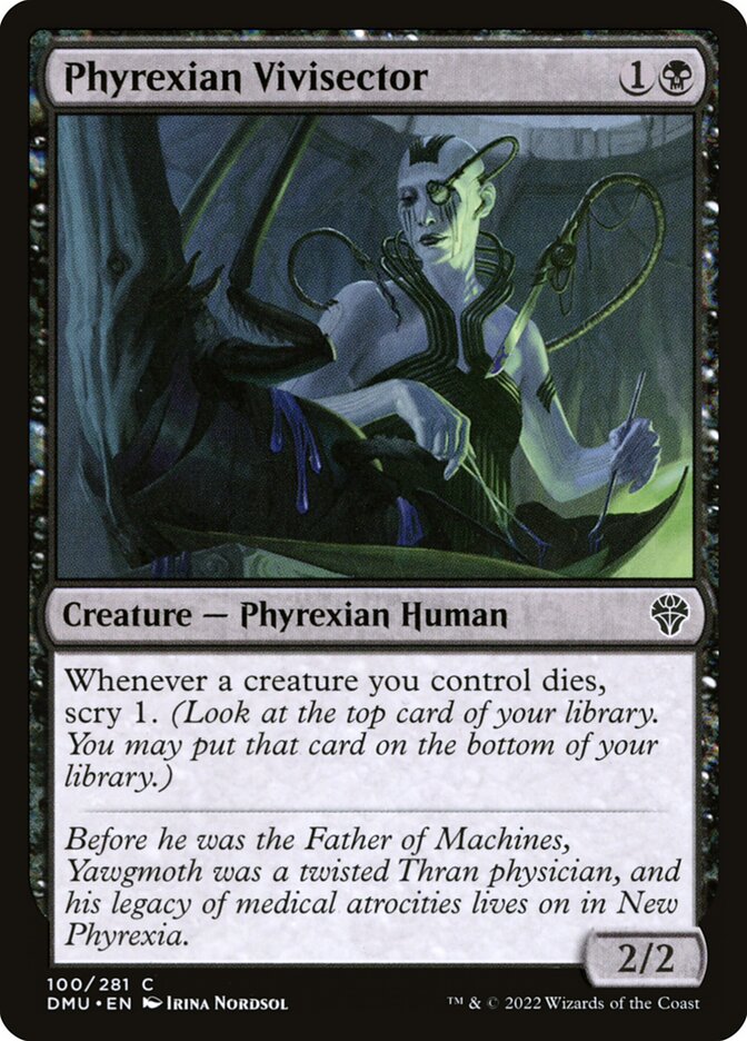 Magic the Gathering Card - Phyrexian Vivisector - MTG Circle
