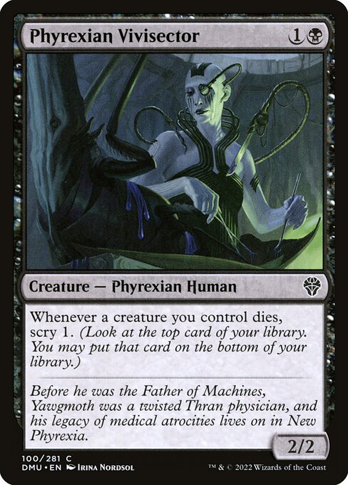 Magic the Gathering Card - Phyrexian Vivisector - MTG Circle