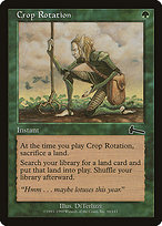 Magic the Gathering Card - Crop Rotation - MTG Circle