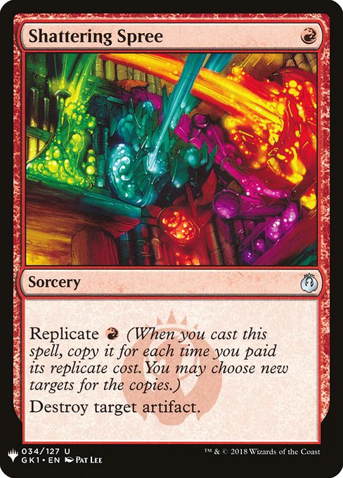 Magic the Gathering Card - Shattering Spree - MTG Circle