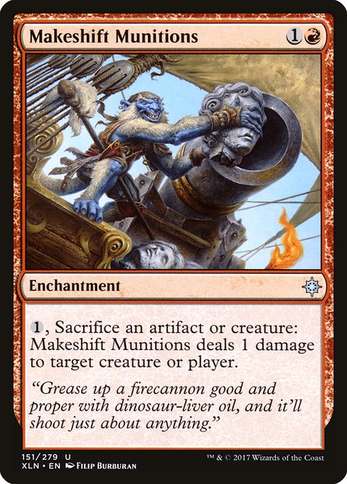 Magic the Gathering Card - Makeshift Munitions - MTG Circle