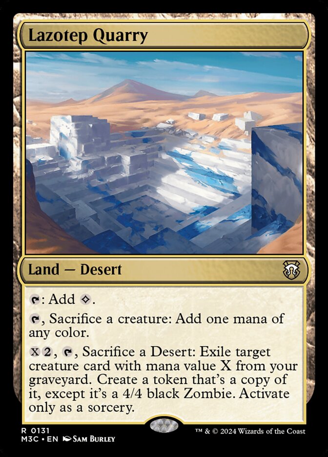 Magic the Gathering Card - Lazotep Quarry - MTG Circle