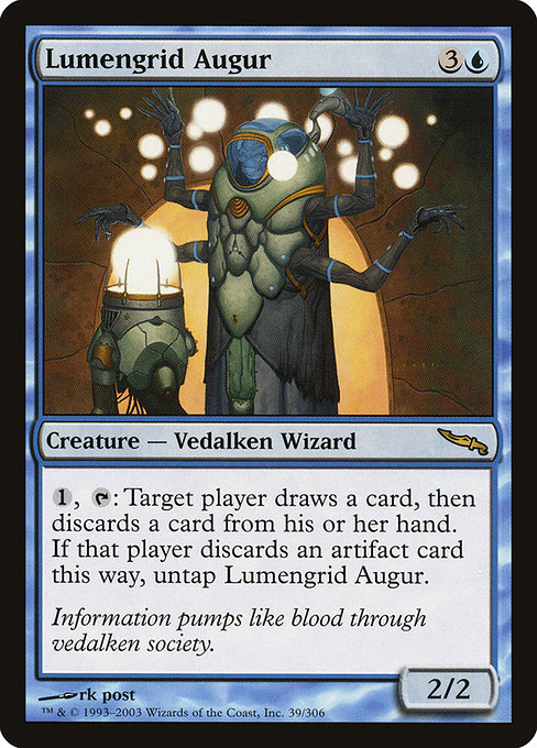 Magic the Gathering Card - Lumengrid Augur - MTG Circle