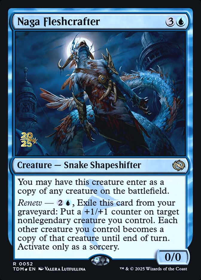 Magic the Gathering Card - Naga Fleshcrafter - MTG Circle
