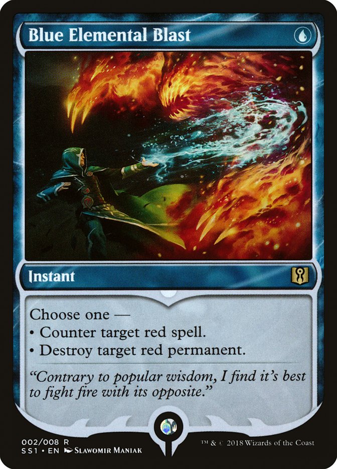 Magic the Gathering Card - Blue Elemental Blast - MTG Circle