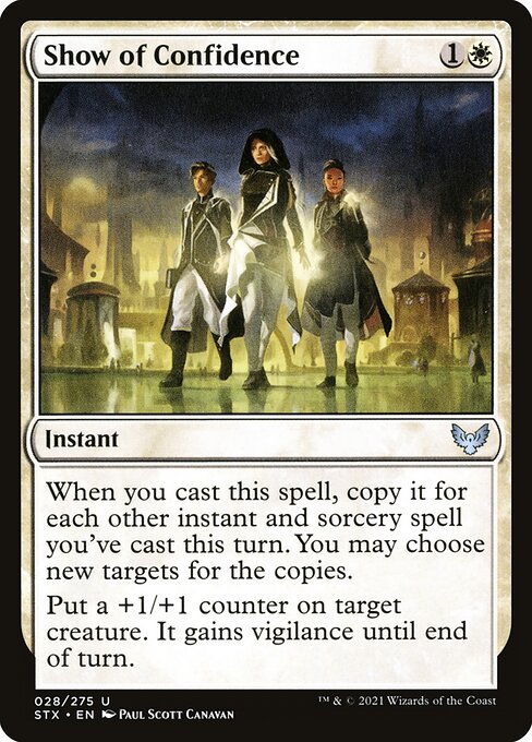 Magic the Gathering Card - Show of Confidence - MTG Circle