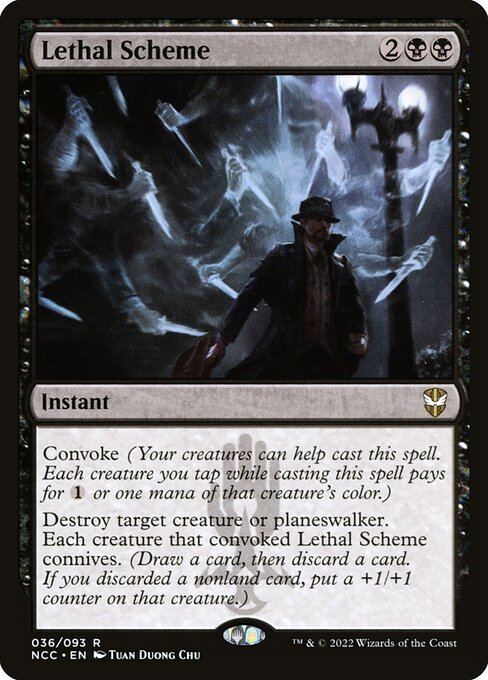 Magic the Gathering Card - Lethal Scheme - MTG Circle