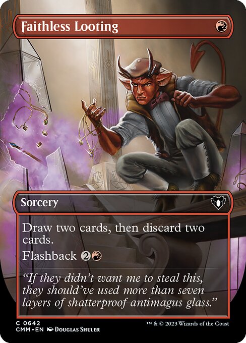 Magic the Gathering Card - Faithless Looting - MTG Circle