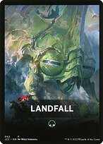 Magic the Gathering Card - Landfall - MTG Circle