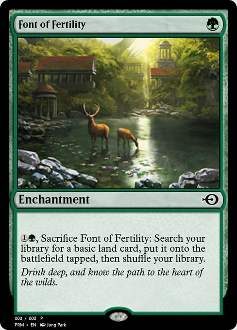 Magic the Gathering Card - Font of Fertility - MTG Circle