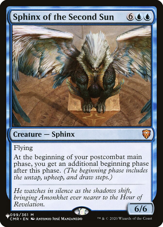 Magic the Gathering Card - Sphinx of the Second Sun - MTG Circle