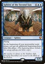 Magic the Gathering Card - Sphinx of the Second Sun - MTG Circle