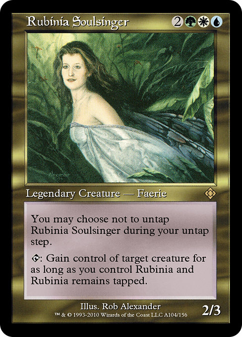 Magic the Gathering Card - Rubinia Soulsinger - MTG Circle