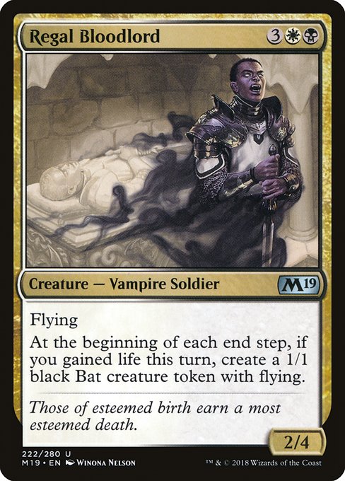 Magic the Gathering Card - Regal Bloodlord - MTG Circle