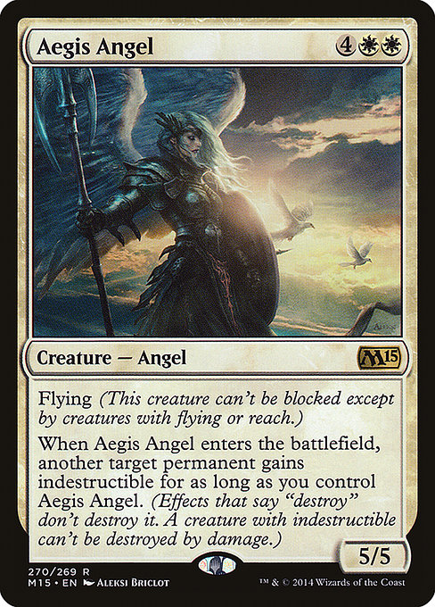 Magic the Gathering Card - Aegis Angel - MTG Circle